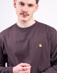 Tričko Carhartt WIP L/S Chase T-Shirt Shale/Gold