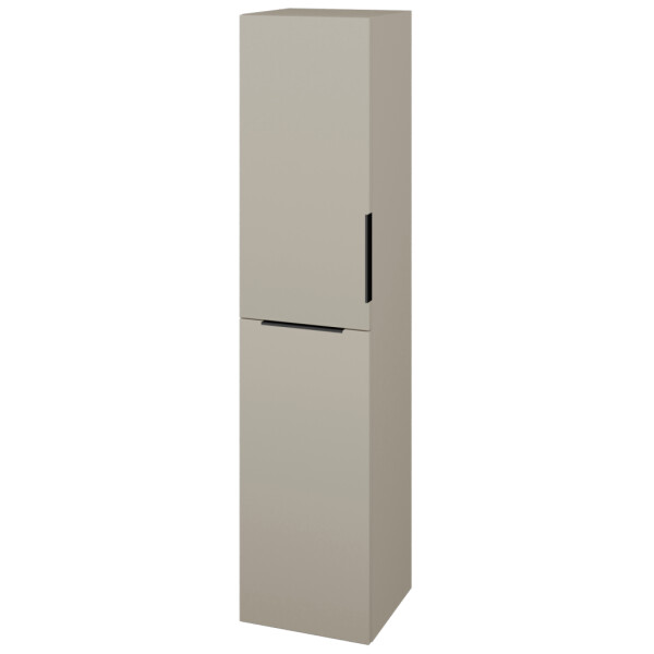 Dřevojas - Vysoká skříň s košem na prádlo DOS SVD2K 35 - M05 Béžová mat / Úchytka T07 / M05 Béžová mat / Levé 210687I