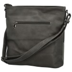 Trendy dámská koženková crossbody kabelka Nicoll, šedá