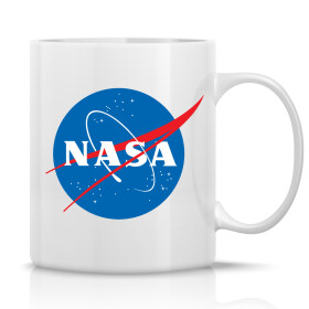 NASA - klasický bílý keramický hrníček 300 ml
