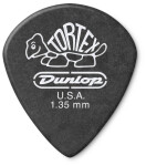 Dunlop Tortex Pitch Black Jazz III Pick 1,35mm - 12 ks