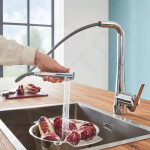 GROHE - Zedra Dřezová baterie s výsuvnou sprškou, chrom 32553002