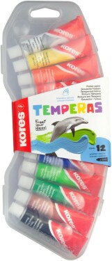 Kores Kores, 72412, Temperas, sada temperových barev, 12 ks