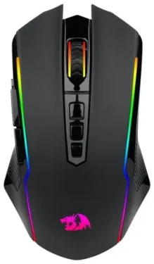 Redragon M914-RGB NIX černá / Bezdrátová herní myš / optická / 5000 DPI / 9 tlačítek / RGB / USB / RF 2.4 GHz (M914-RGB)