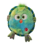Dog Fantasy Hračka - Monsters kuře šustící s provazem zelená 18cm (454-307171)