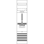 Striebel & John 2CPX054091R9999 DF17P1 pole counter vestavné Obsah 1 ks