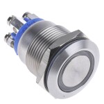 C & K Switches U811J85W3GE223 tlačítko 120 V, 28 V/DC 1 A 1x zap/(zap) červená (š x v) 15.24 mm x 12.70 mm 1 ks Bulk