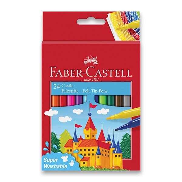 Dětské fixy Faber-Castell Castle, 24ks