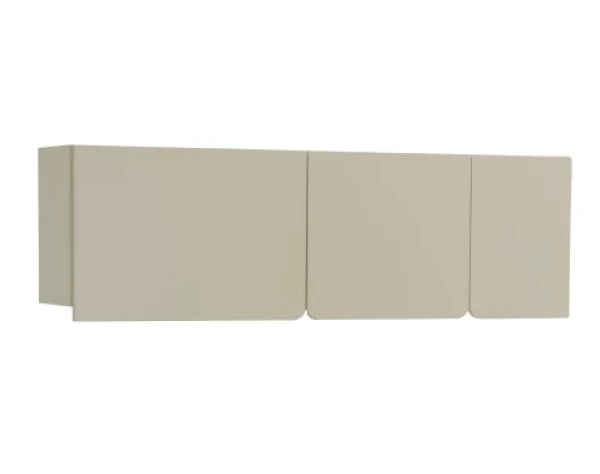 Nástěnná skříňka Lucky, eukalyptově zelená/baltský dub