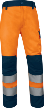 Reflexní pracovní kalhoty Delta Plus M1PA2HVCL2 Barva: Žlutá, Velikost: 2XL (M1PA2HVCL2JAXX)