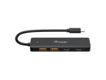 Equip 4-Port USB-C 3.2 Hub černá / Hub / 2x USB-A 3.2 Gen2 / 2x USB-C 3.2 Gen2 / 10 Gbps (128966)