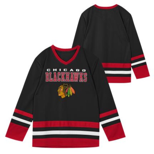 Outerstuff Dětský dres Chicago Blackhawks Fashion Hockey Jersey Velikost: Dětské S (6 - 8 let)