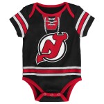 Outerstuff Dětské body New Jersey Devils NHL Hockey Pro Creeper – Blank Velikost: 3 – 6 měsíců