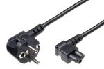MicroConnect Power Cord CEE 7/7 - C5 černá / Napájecí kabel / 1,8 m / 250 V / 2,5 A (PE010818A)