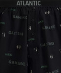 Boxerky Atlantic 2MBX-084/25 A'2 S-2XL černá-khaki S