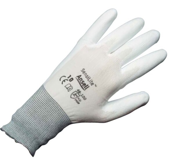 Pracovní rukavice Ansell SensiLite® 48-100 - bílé Velikost rukavic: 8 C31246