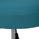 Dětská židle, výškově nastavitelná, modrá síťovina, KA-K1062 BLUE