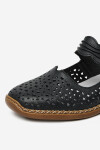 Polobotky Rieker 41399-14 Přírodní kůže (useň) - Lícová
