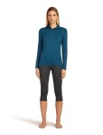 ICEBREAKER Wmns 260 Tech LS Half Zip, Atlantis (vzorek) velikost: S