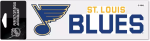 Wincraft Samolepka St. Louis Blues Logo Text Decal% 1 ks