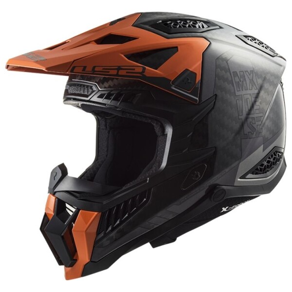 Ls2 Mx703 X-Force Carbon-06 Victory off-road helma oranžová - Xxl