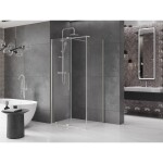 MEXEN/S - Velar sprchový kout, posuvné dveře 120 x 90, transparent, nikl kartáčovaná 871-120-090-01-97