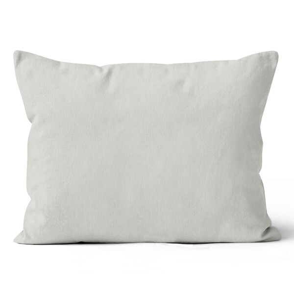 Mikroplyšový povlak na polštář 50x70 cm Světle Šedý