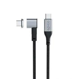 Epico Magnetický pletený nabíjecí kabel USB-C na USB-C 2m šedá (9915101300220)
