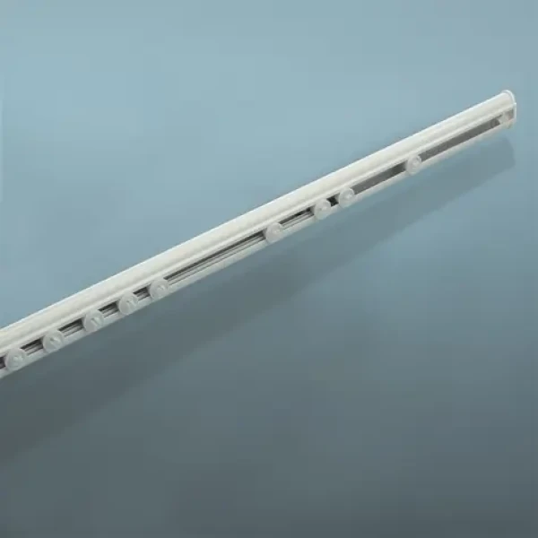 Spirella SURPRISE bílá / Tyč na sprchový závěs / bez vrtání / 125 - 210 cm / hliník