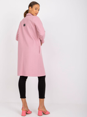 Dámský kabát světle růžový RUE PARIS světle růžová L/XL