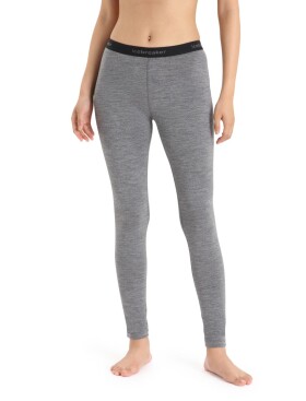 Dámské merino spodky ICEBREAKER Wmns 200 Oasis Leggings, Gritstone Heather velikost: XS