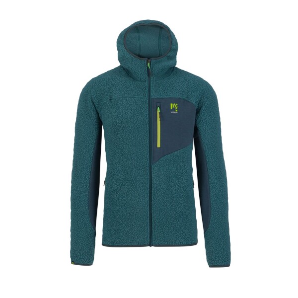 KARPOS 80'S Hoodie Fleece, Balsam/Forest velikost: XL