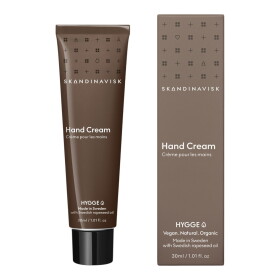 SKANDINAVISK Krém na ruce HYGGE (útulno) 30 ml, hnědá barva, kov