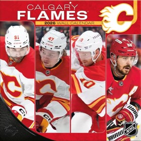 JF Turner Kalendář Calgary Flames NHL 2026 Wall Calendar