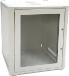 Conexpro Rozvaděč 12U/600mm / Nástěnný rozvaděč / 19" / Flat pack / jednodílné skleněné dveře (RCFP-12U-6G-G)