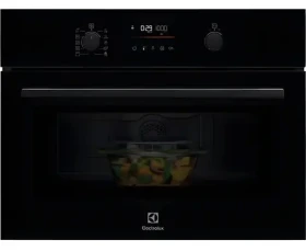 Electrolux LVM6E46Z černá / Vestavná mikrovlnná trouba / Gril / 44 L / Dotykové ovládání / 5 stupňů (LVM6E46Z)