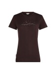 ICEBREAKER Wmns Merino 150 Tech Lite SS Tee Sparkling Sta, Bittersweet velikost: XL