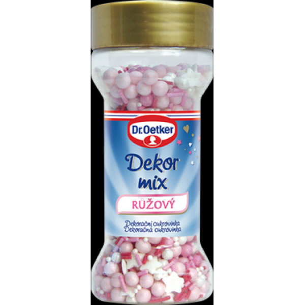 Dr. Oetker Dekor mix růžový (50