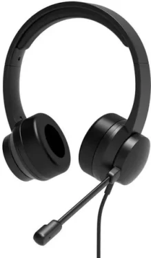 PORT CONNECT 901605 Stereo headset s mikrofonem / USB-A USB-C / kabel 1.8 m / černá (901605-PC)