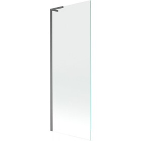 MEXEN/S - Next L vanová zástěna FIX 70 x 150, transparent, grafit kartáčovaná 895-070-000-03-00-66
