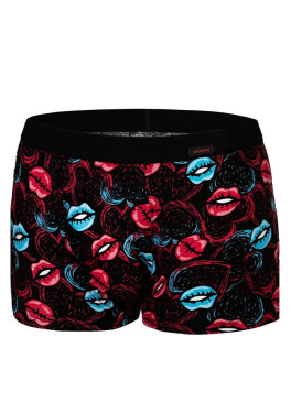 Pánské boxerky Cornette 010/72 Hot lips M černá