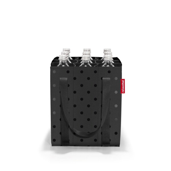 Nákupní taška na lahve Reisenthel Bottlebag Glossy dots black