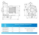 Čerpadlo protiproudu NEW CONTRA 3T, 65 m3/h 2,5kW 400V