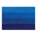 Spirella FOUR koupelnová předložka 55 x 65 cm modrá / polyester / protiskluzová (7610583161727)