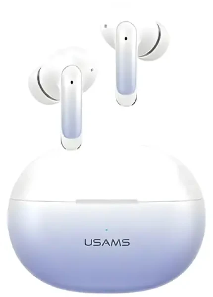USAMS X-Don Series modrý přechod / TWS bezdrátová sluchátka / Bluetooth 5.3 / ENC / mikrofon (BHUENCXD03)