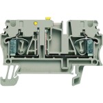 Weidmüller 1831280000 zkušební oddělovací řadová svorka pružinová svorka Tmavě béžová 100 ks