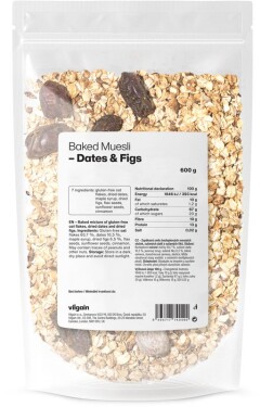 Vilgain Pečené müsli – Datle & fíky 600 g