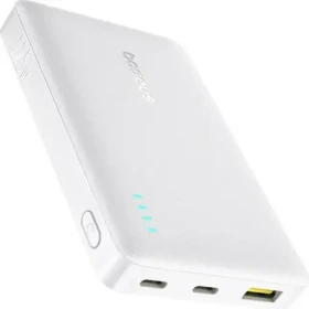Baseus EnerFill FP21 bílá / Powerbanka / 10000 mAh / 22,5W / 2x USB-C / 1x USB-A (P1008210D213-00)