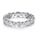 LUNICA Stříbrný prstýnek KLID Velikost prstenu: 8 (EU: 57-58) 0615_8