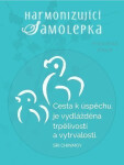 Harmonizující samolepka průhledná Cesta k úspěchu je vydlážděná trpělivostí a vytrvalostí. průměr 8,5 cm - Sri Chinmoy